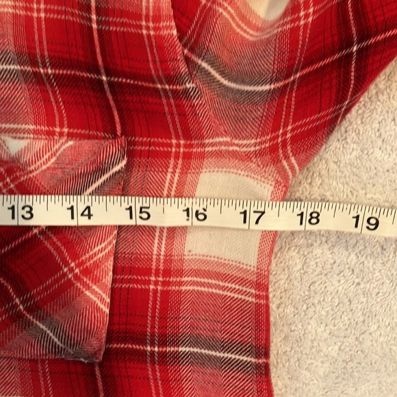 Rails red and white plaid button down - Picture 6 of 8